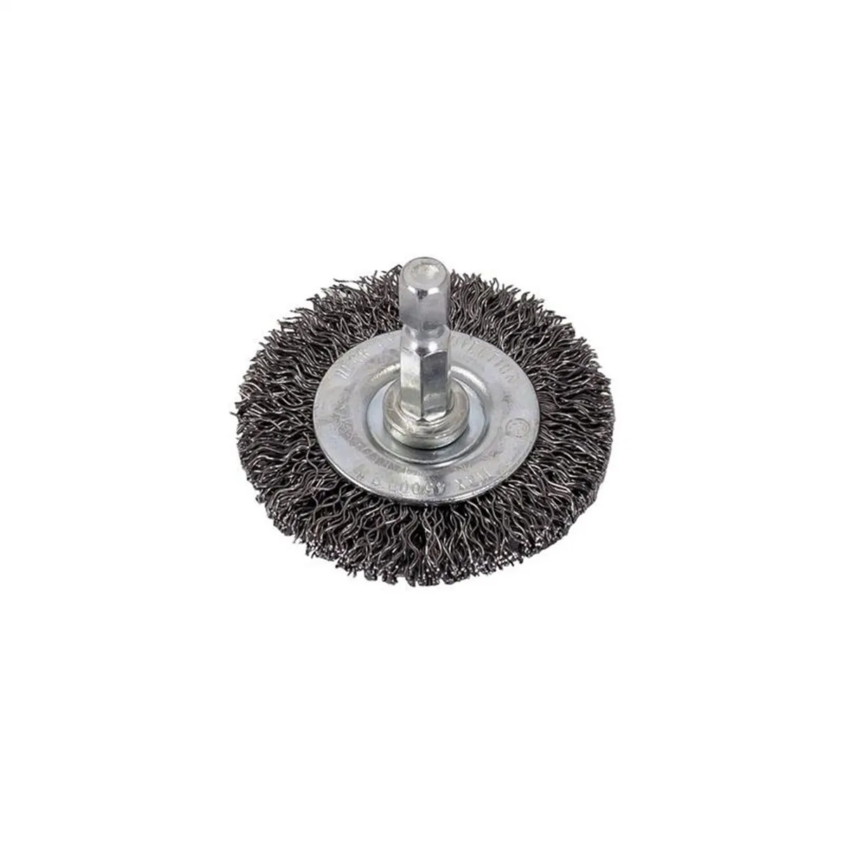 AES Industries 1860 Coarse Wire Wheel with Shank, 2 in, 1/4 in Shank, Steel