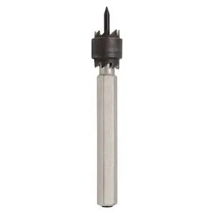 AES Industries 228 Aggressive Spotweld Cutter and Arbor, 3/8 in Dia, 1/4 in Shank Size, High Speed Steel