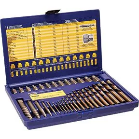 EXTRACTOR SCRE/DRILL BITS MASTER SET 35PC