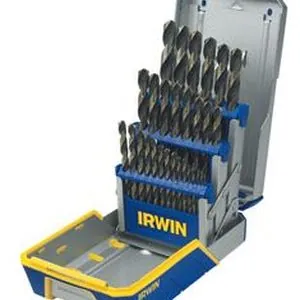 29 Pc. Black & Gold Metal Index Drill Bit Set