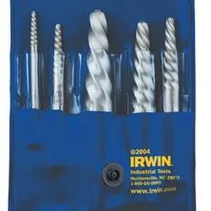 5 Pc. Spiral Flute Screw Extractor Set