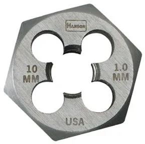 10mm - 1.25 Hexagon Metric Die