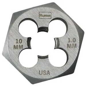 10mm - 1.5 Hexagon Metric Die