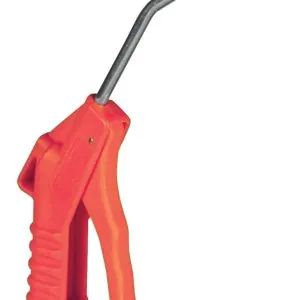 Orange Deluxe 4" Air Blow Gun with 1/2" Removable Rubber Tip
