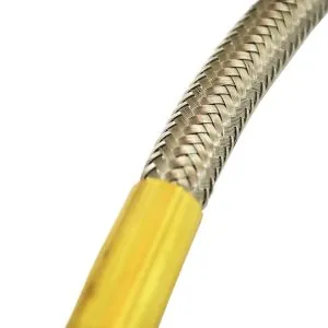 21" Stainless Steel Hose with Fittings and Locking Chuck