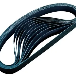 10 Pc. 60 Grit 3/8" x 13" Sanding Belt