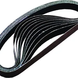 10 Pc. 1/2" x 18" 40 Grit Sanding Belt Kit