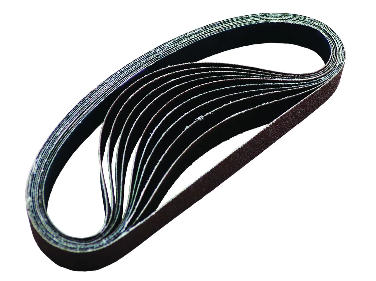 10 Pc. 60 Grit 1/2" x 18" Sanding Belt