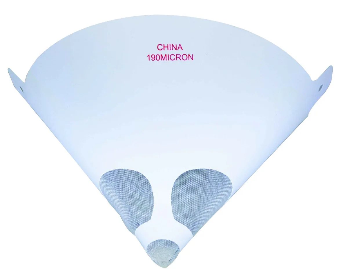 Long Narrow Nylon Mesh Paint Strainer, Fine