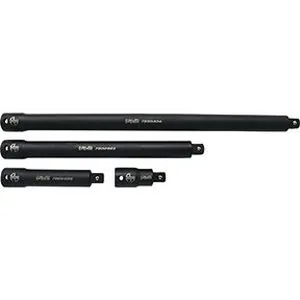 4pc 1/2" Drive Goliath Torque-Saver Impact Extension Bar Set 2.5" -15"