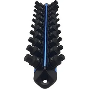 20pc 3/8" Drive with Outside Hex Nano Impact Torx, Metric Hex & Triple Square Bit Socket Set