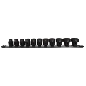 Astro Pneumatic 11PC 1/2" DRIVE NANO IMPACT SOCKETS - SAE