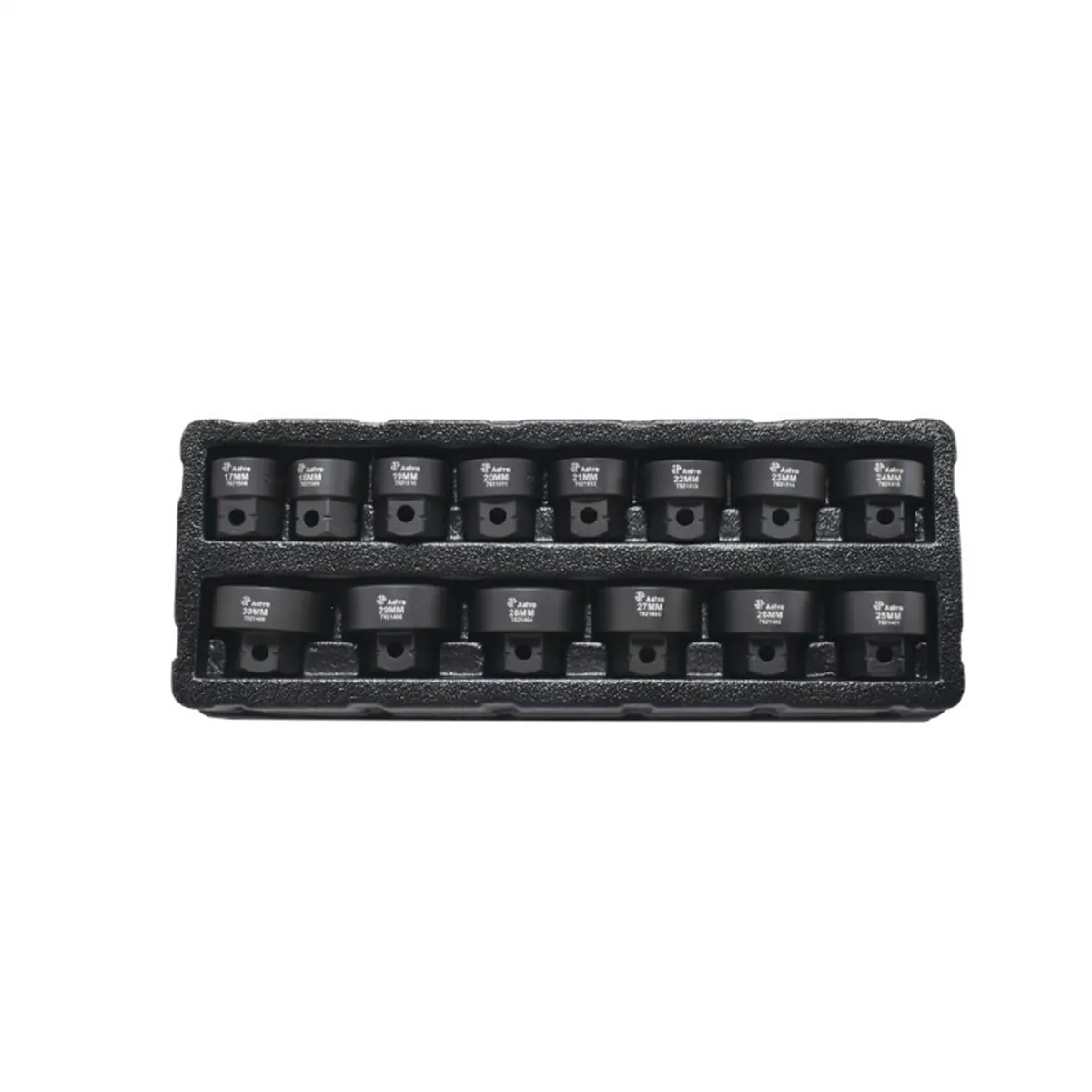 Astro Pneumatic 14 Piece 1/2 Inch Drive 17-30mm Low Profile Nano Impact Socket Set - No Skips