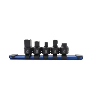 Astro Pneumatic 5 Piece 3/8 Inch Nano Drive Size Adapter Set