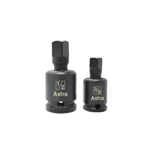 Astro Pneumatic 3/8" & 1/2" Pinless Universal Joint Impact Adapters