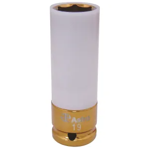 Astro Pneumatic SOC 19MM 1/2D 12PT DP GLD