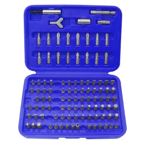 Astro Pneumatic PROF SCREWDRIVER BIT SET 100 PC.