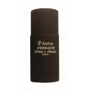 Astro Pneumatic 1/2 " Drive Flip Socket 17mm x 19mm