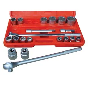 21 Pc. 3/4" Dr. 6-Point Fractional Socket Set