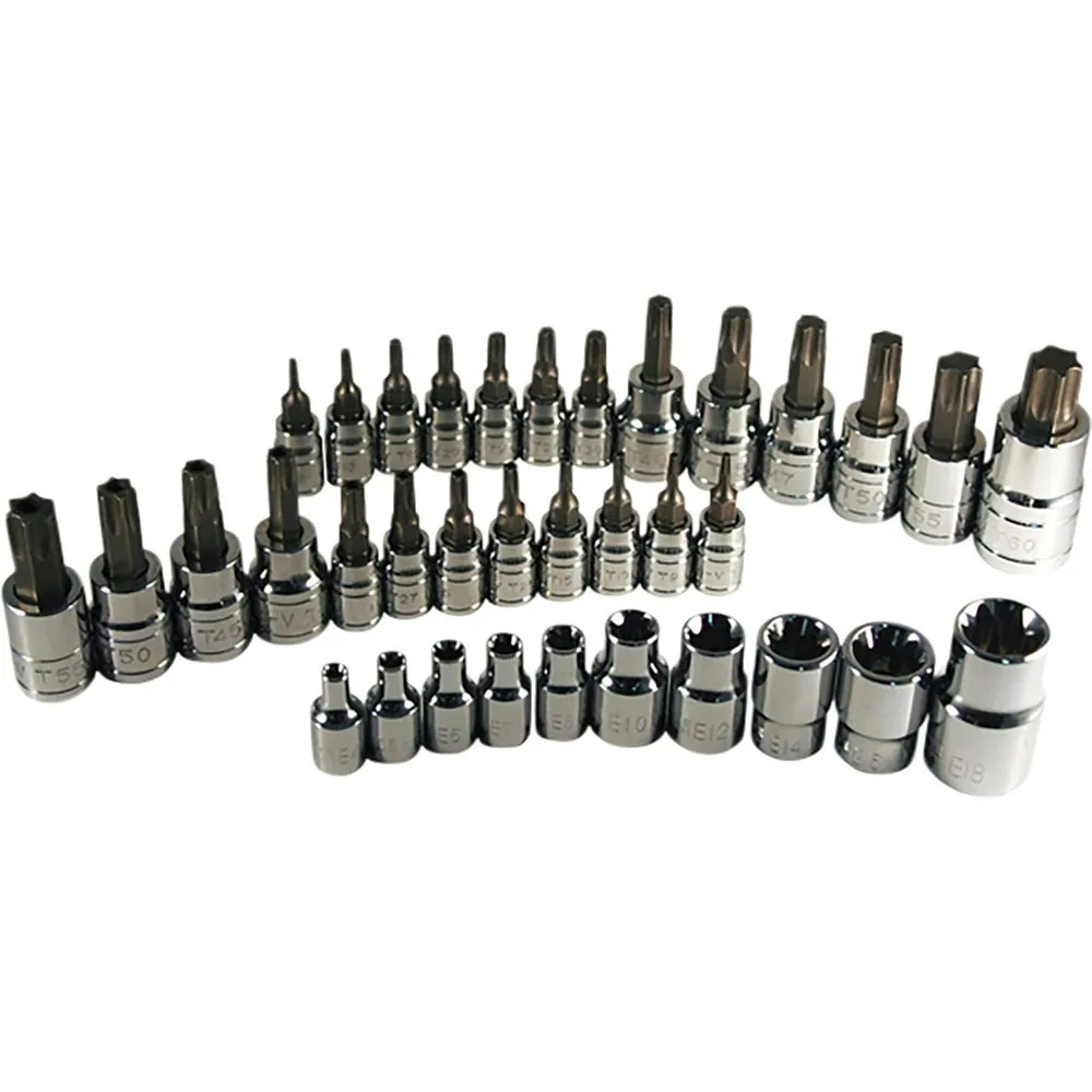 35 Pc. Star Bit Socket Set