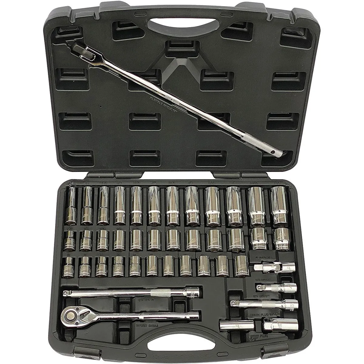 43 Pc. 1/2" Driver SAE/Metric Socket Set