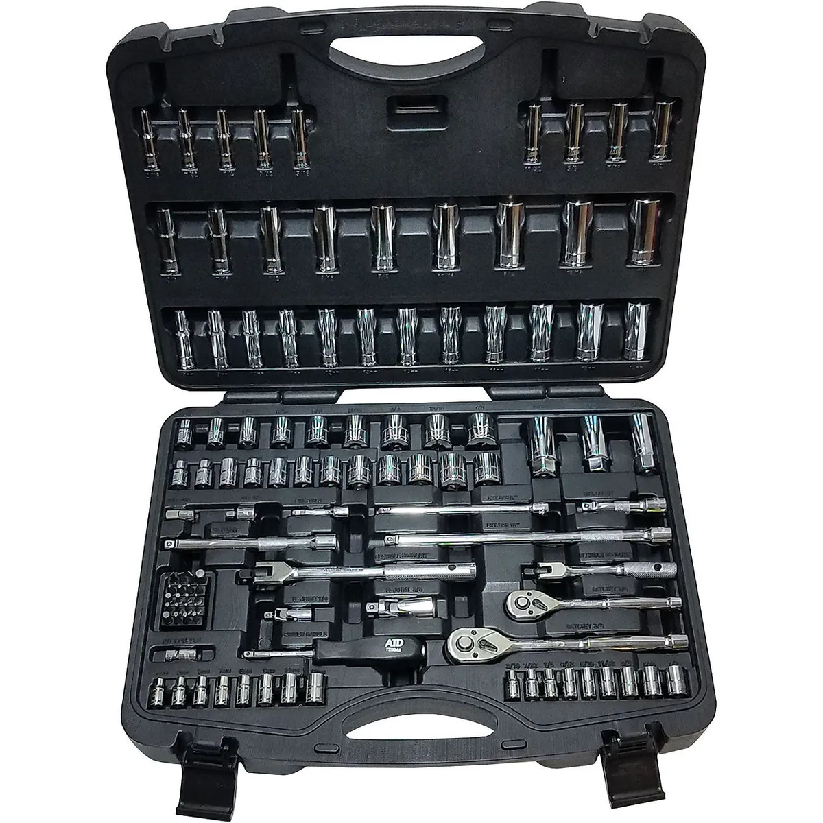 106 pc. SAE/Metric 1/4" & 3/8" Dr. Socket Tray