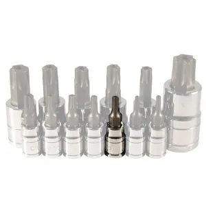 1/4" Drive T15 Tamperproof TORX Bit Socket