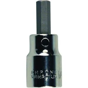 3/16" Hex Bit Socket, 1/4" Dr.