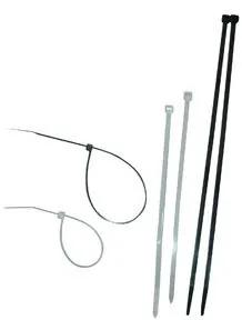 4" Black UV Stabilized Nylon Cable Ties, 100 pc.
