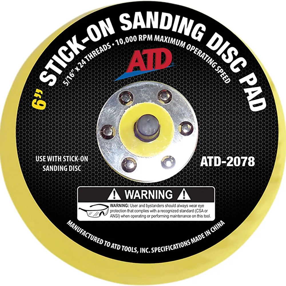 Stick-on Sanding Disc Pad