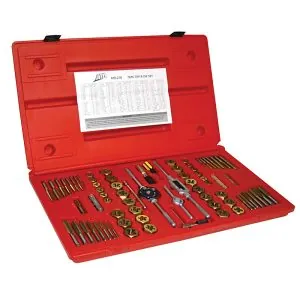 Machine Screw, Fractional & Metric Tap & Die Set, 76 pc.