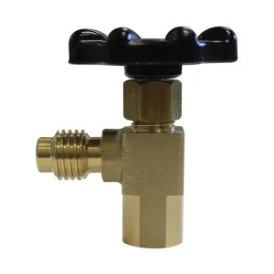 R134a 1/2" ACME-M Thread Self-Sealing Design Can Tap Valve