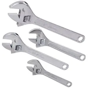 4 Pc. Adjustable Wrench Set