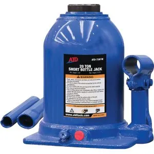 20-Ton Heavy-Duty Hydraulic Side Pump Bottle Jack (Shorty Version)
