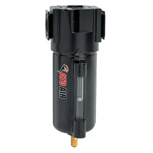 Standard 1/4" NPT Filter, Metal Bowl, 40 Micron, 48 SCFM