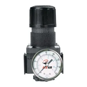 Standard 1/4" NPT Air Regulator with Gauge, 50 SCFM