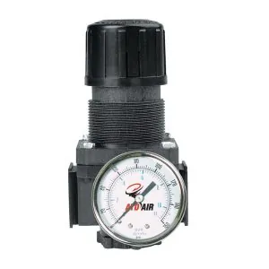 Standard 1/2" NPT Air Regulator with Gauge, 100 SCFM