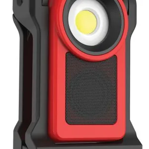 1000 Lumen Rechargeable Clamp Light With Speaker