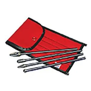 4 Pc. 1/4" x 6" Double Cut Carbide Burr Set