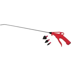 20" Pistol-Grip Air Blow Gun with Rubber Tips
