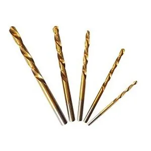Left-Handed Titanium Coated Premium Drill Bit Set, 5-Pc.