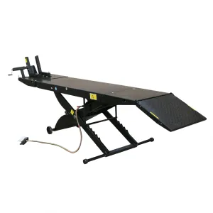 Atlas Automotive Equipment Cyclelift Air Operated Motorcycle Lift 1,000 lb. Capacity