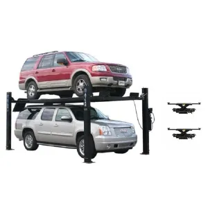 Atlas Equipment PRO9000 4 Post Lift + RJ35 Sliding Jacks Combo