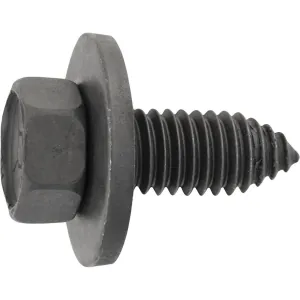 AUVECO 11109 Hex Head Sems CA Point Body Bolt, 3/8 in - 16 TPI x 1 in L x 9/16 in Across Flats, Phosphate