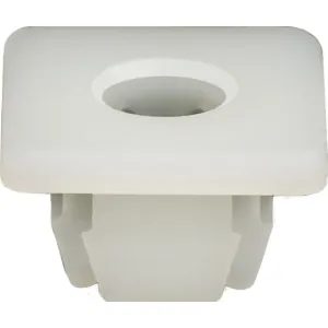 AUVECO 11719 Square Head License Plate Nut, 1/4 in Screw x 0.415 in W x 0.37 in OAL, Nylon