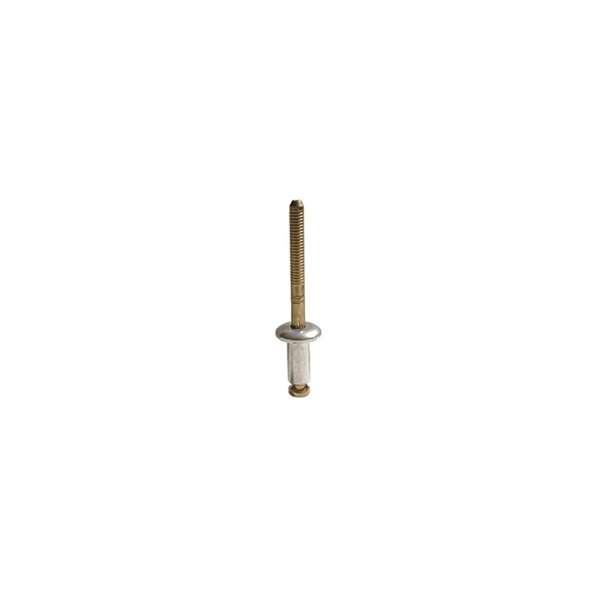 AUVECO 12655 Peel-Type Special Rivet, 1/4 in Dia x 9/64 to 3/16 in Grip Range, Aluminum Rivet/Steel Mandrel