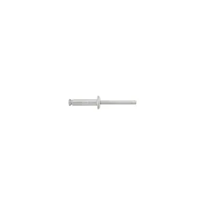 AUVECO 12658 Peel-Type Special Rivet, 1/4 in Dia x 11/16 to 3/4 in Grip Range, Aluminum Rivet/Steel Mandrel
