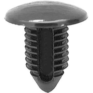 AUVECO 12766 Single Head Front End Stone Shield Retainer, 7/8 in Dia Bottom Head, Nylon, Black
