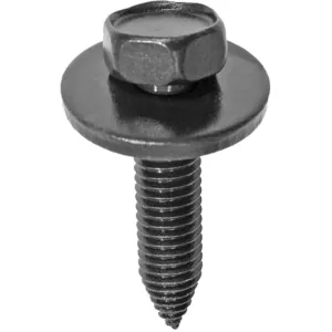 AUVECO 13705 Hex Head Sems CA Point Body Bolt, M8 x 1.25 mm Screw x 35 mm L, Phosphate