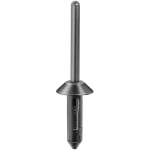 AUVECO 13747 Type 1 Expansion Rivet, 13/64 in Dia Hole x 1-7/8 in OAL x 1/16 to 11/64 in Grip Range, Nylon, Black